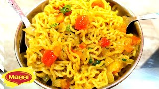 Onion amp Tomato maggi recipe  easy amp tasty maggi recipe  tasty noodles [upl. by Aihsrop]