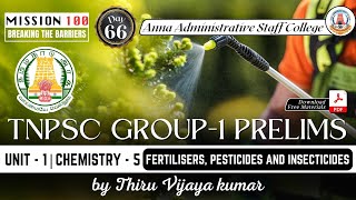 MISSION 100  Day  66  Chemistry 5  Fertilisers Pesticides and Insecticides  Mr Vijayakumar [upl. by Ongineb]