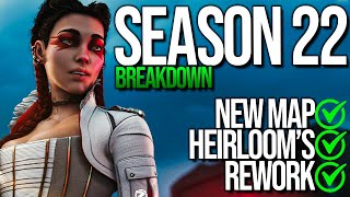 APEX SEASON 22  WHAT TO EXPECT  New Map Heirlooms Reworks [upl. by Nossaj328]