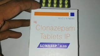 Lonazep 025 TabletsClonazepam Tablets [upl. by Neve]