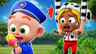 Clumsy Police Officer 👮✨🐝  Baby Police Series 🚨  NEW✨ Nursery Rhymes for Kids  PIB TV [upl. by Llehsor]