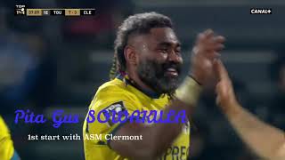 La première titularisation de Pita Gus Sowakula avec lASM Clermont [upl. by Sprage902]