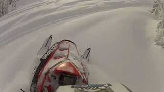 polaris pro rmk in the deep pow of revelstoke bc [upl. by Rich]