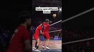 2 times Nishida dodged ball😎 vnl volleyball japanvolleyball バレーボール [upl. by Naesed]