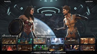 Injustice 2 Wonder woman vs Vixen [upl. by Scrogan760]