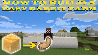 EASY Minecraft Rabbit Farm Escape Proof [upl. by Adyol526]