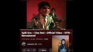 SPLIT ENZ I SEE RED I ENJOYED THIS ONE 💜🖤INDEPENDENT ARTIST REACTS [upl. by Anayt849]