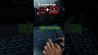 How to change Keyboard Color Mode in Asus Tuf F15 tufgaming trending shorts pc tuf gaming [upl. by Lallage]