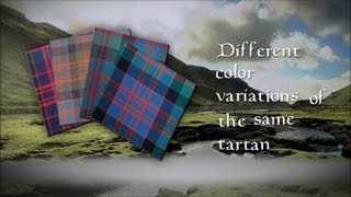 Different color variations of the same tartan [upl. by Nogem66]