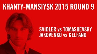 FIDE Grand Prix KhantyMansiysk 2015 Round 9 Highlights [upl. by Einnod]