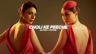 Choli Ke Peeche Slowed  Reverb  Diljit Dosanjh [upl. by Hollie675]