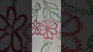 Feather stitch embroidery designs [upl. by Ofloda]