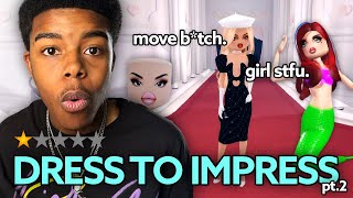 Playing Roblox DRESS TO IMPRESS with the baddest pt 2  im destin [upl. by Gnoz]