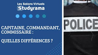 Police Nationale  Capitaine commandant commissaire quelles différences [upl. by Herrle955]