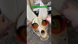 Making a Skull dog mask part 3 [upl. by Dudley]