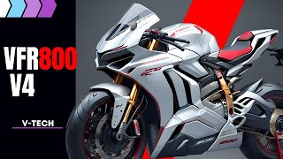 The Honda VFR800F V4 is Returning 🔥 Return with Marlin Design with New DOHC V4 Engine [upl. by Tamarra767]