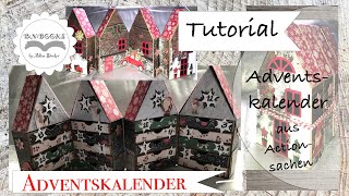 DIY  Adventskalender  Advent Calendar  Papier aus meinem Action Haul  Christmas  Tutorial [upl. by Silda]