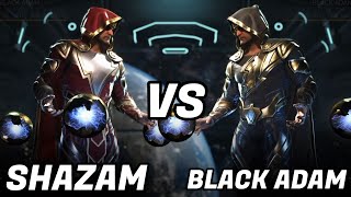 SHAZAM VS BLACK ADAM on Hardest AI INJUSTICE 2 [upl. by Ennaoj]