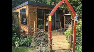 Garden Office Build Completed  Dunster House Titania [upl. by Maren]