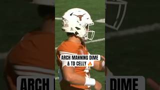 Arch Manning amp DeAndre Moores celly after this TD 😂 [upl. by Eiknarf]