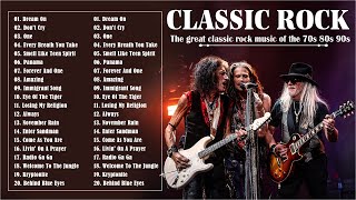 Classic Rock Of 70s 80s 90s  List of classic rock songs [upl. by Reinert255]