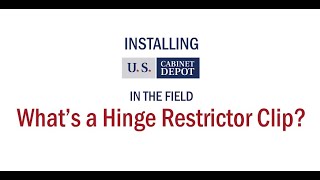 Installing USCD in the Field Whats a Hinge Restrictor Clip Ep1 [upl. by Yggam]