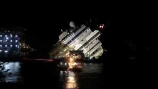 The 19Hour Raise of Costa Concordia in 2 Minutes [upl. by Kelsy]