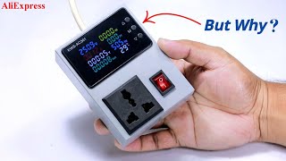 How to make 220v AC watt meter with KWSAC301  AliExpress [upl. by Nahsed]