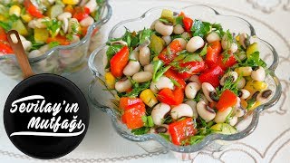 Börülce Salatası Nasıl Yapılır  Börülce Salatası Tarifi  Kuru Börülce Salatası [upl. by Aratnahs]