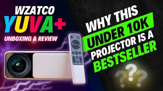 Best Budget Full HD Projector In India 2024  UNDER 10K 🔥 WZATCO Yuva Plus Projector Review [upl. by Rusel]