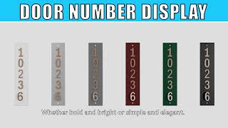 RoyalShade Custom House Number Sign House Sign Address Plaque [upl. by Zilevi]