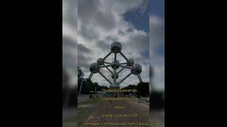 Atomium amazing engineering construction brussels shorts triangleviews [upl. by Ynaittirb1]