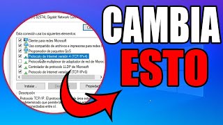 Solo cambia esto y tu conexión a internet VOLARÁ 🔥  WIFI Y CABLE  SIN usar programas ✅ [upl. by Storfer]