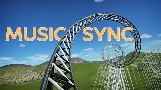 Music Synchronized Roller Coaster Front Seat POV [upl. by Aiken]