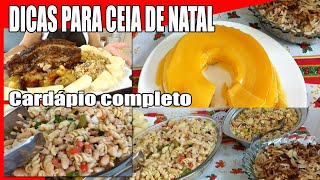 CEIA DE NATAL COMIDA DE FIM DE ANO  RECEITAS DA ROSA [upl. by Aihsinyt]