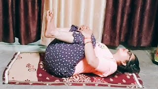 Yoga VlogStreching Yoga Vlogdaily routine vlog meenugaurvlog11 [upl. by Akirahs570]