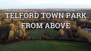 Fly Over The Telford Town Park at 70 Meters by Telford Ultimate Guide [upl. by Jammie]