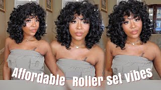 AMAZON SYNTHETIC CURLY WIG  ELIM Wig  Super Affordable [upl. by Anod]