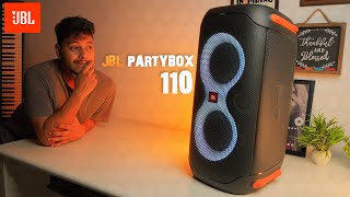 JBL Partybox 110 Review The Best Party Speaker [upl. by Snider]