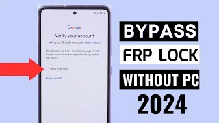 How To Skip Google Account Verification After Reset 2024Without Coputer [upl. by Asil94]