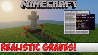 Minecraft Plugin Tutorial  Realistic Grave [upl. by Ileyan]