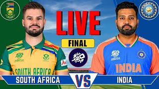 INDIA vs SOUTH AFRICA Match Live  Live Score amp Commentary  IND vs SA T20 Final Live Match [upl. by Conover827]