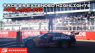 Race 24 Extended Highlights  VAILO Adelaide 500  2024 Repco Supercars Championship [upl. by Giustino]