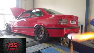 BMW E36 2JZ ANTILAG HISHAM ALQADDOUMY [upl. by Millar887]