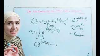 The mechanism for the friedel crafts alkylation  Organic chemistry  ميكانيكية التفاعل [upl. by Aramad]