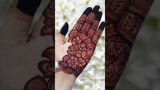 Bold front hand mehandi design❤trending mehndi shortvideo podcastytshorts Navyamehandiart [upl. by Hardigg]