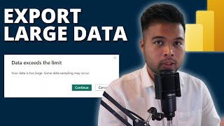 3 EASY WAYS TO EXPORT 1 MILLION ROWS from Power BI into Excel  Beginners Guide to Power BI [upl. by Ezeerb462]