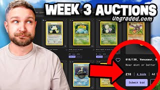 WOTC holos sales WEEK 3 AUCTIONS on UNGRADEDcom [upl. by Nayab]