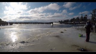 Pickerel Lake 2020 Sleds Skimming Water [upl. by Barta]