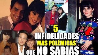 TOP 5 de las infidelidades más polémicas ydevastadoras de los últimos años que sufrieron los famosos [upl. by Kolva]